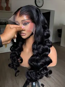 13x4 Body Wave Lace Front Wig, Glueless Frontal Wig, Natural Look & Feel, Comfortable Everyday Wear, Suitable for All Ethnicities, No Maintenance Required