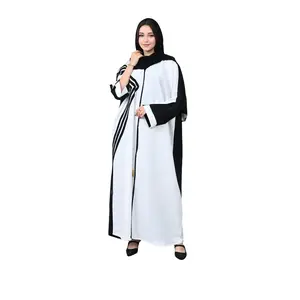Black and white. Women's Abaya.