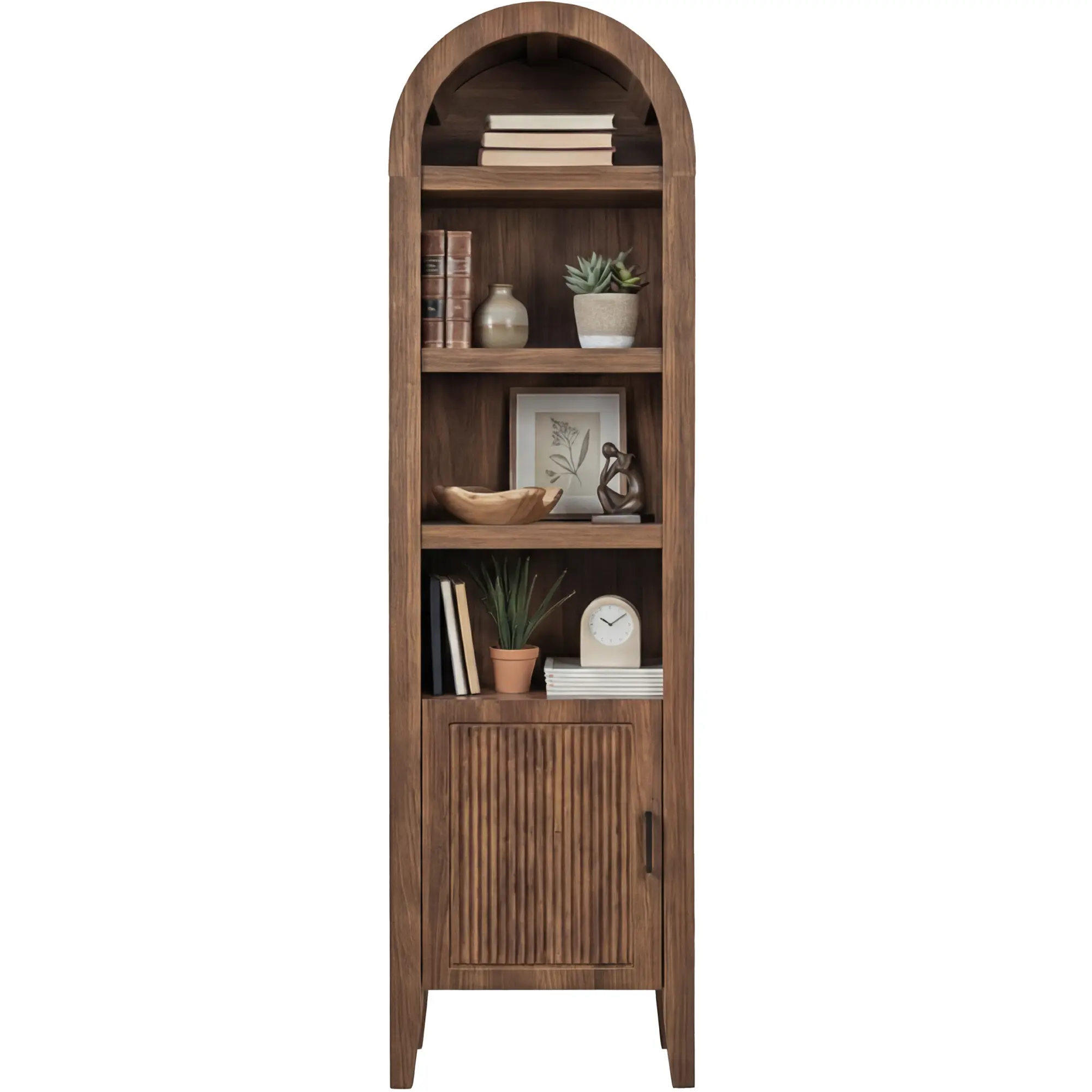 Best Choice Products 72 Tall Narrow Storage Cabinet w/ Adjustable Shelves, 4-Tier Modern Arched Bookcase" Best Choice Products 72 Tall Narrow Storage Cabinet w/ Adjustable Shelves, 4-Tier Modern Arched Bookcase"