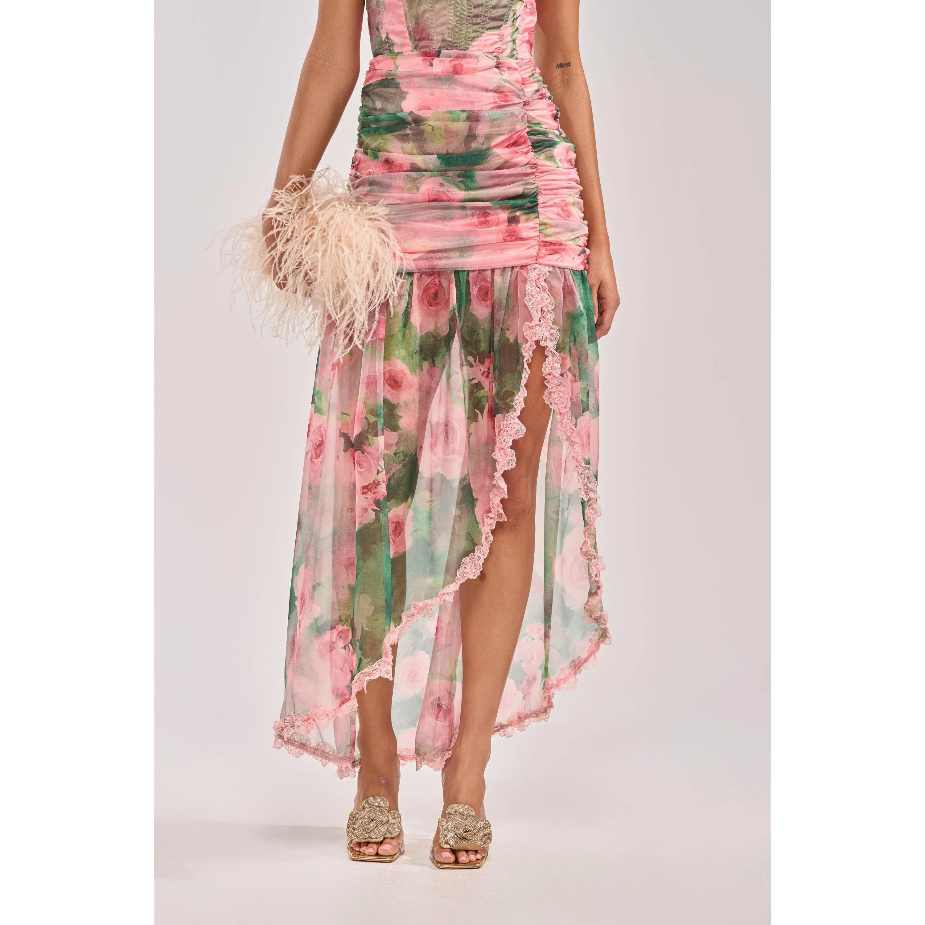 DREAMING FLORAL MAXI SKIRT DREAMING FLORAL MAXI SKIRT