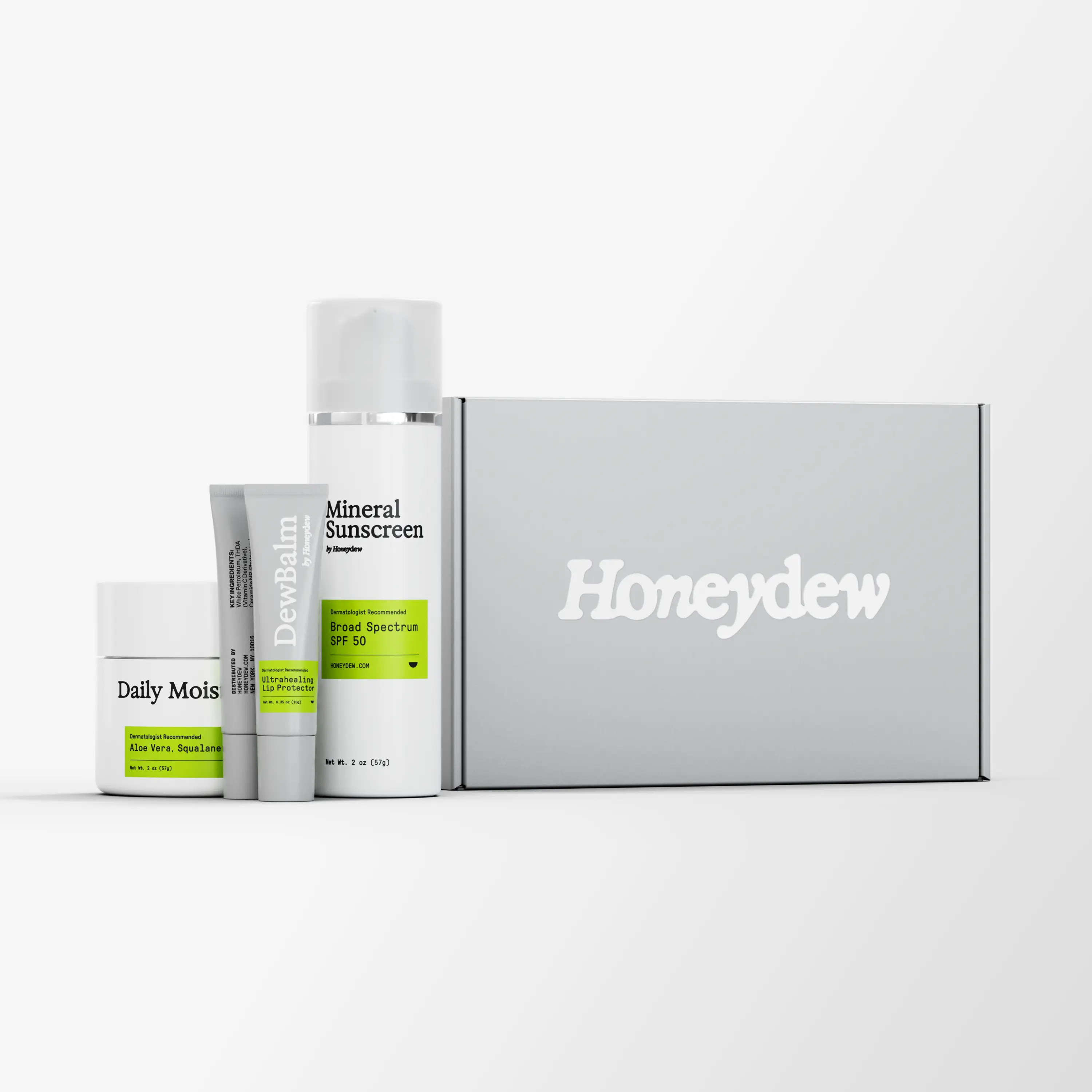 Isotretinoin Survival Kit — Dermatologist-Designed Bundle for Accutane Users (Lip Balm + Daily Moisturizer + Mineral Sunscreen)