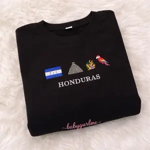 Honduras Crewneck Embroidery Sweatshirt