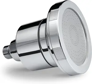 Filtered Shower  - 20 Stage Luxury Rain Shower Filter for Hard Water for Remove Chlorine and Harmful Substances - 4.5" Round High  Rainfall Showerhead (Chrome)