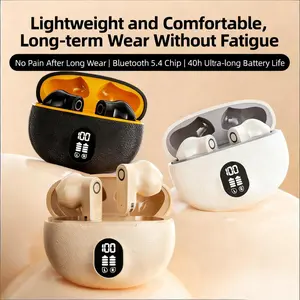 40H Battery Life Wireless Earbuds with Advanced Bluetooth 5.4 Technology HiFi Audio 13mm Drivers Noise Reduction Gaming Mode Lightweight Comfortable Fit