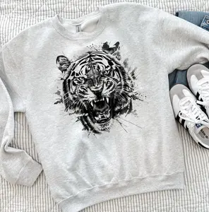 Roaring Tiger Sweatshirt or T-Shirt DTG Printed