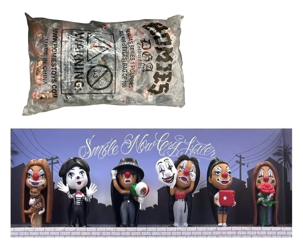Homie Payasas Series 1, 2-Inch Figures Set of 6 Pieces by Homies 20454