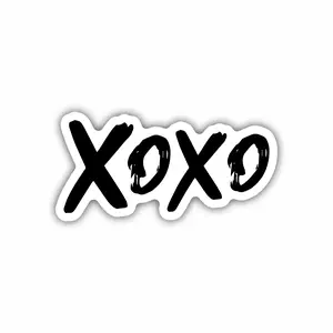 XoXo, Hard Hat, Laptop, Water Bottle, Cooler, Funny, Sticker Decal ,Cute ,Vinyl Decor Decorative