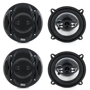 BOSS NX524 5.25" 600W 4-Way Car Audio Coaxial Speakers Stereo Black 4 Ohm