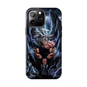 DragonS BallS Ultimate Awakened Fighter Case | Lightning Aura Phone Protector Phone Case Compatible with iPhone 7, 8, X, 11, 12, 13, 14, 15, 16 17 & Samsung Galaxy S21, S22, S23 & S24 S25 series