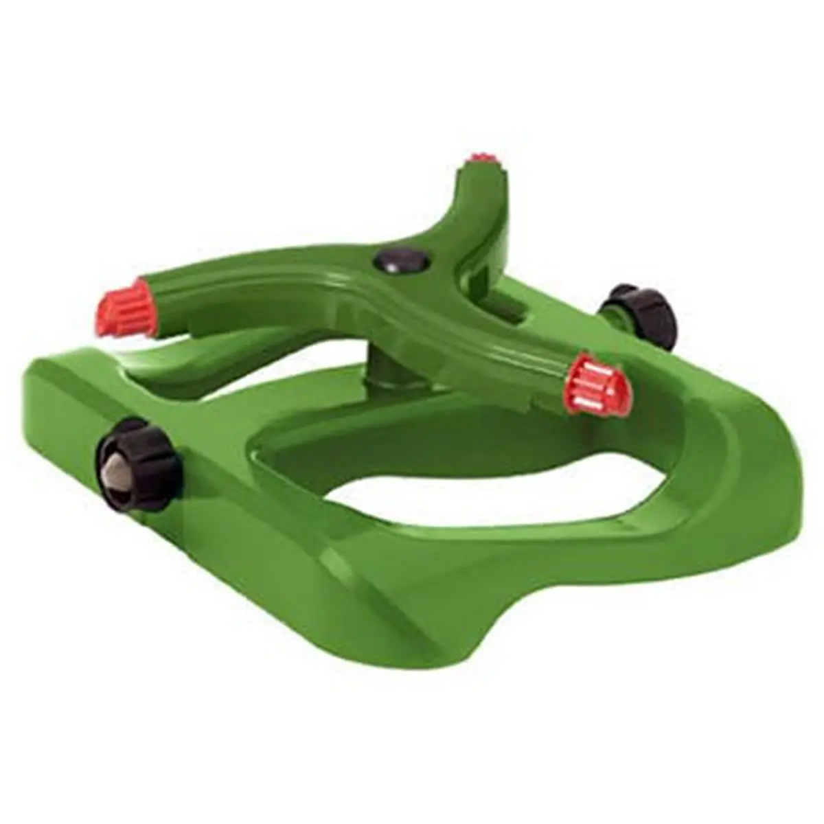 Fiskars Green Thumb 3-Arm High Quality Rotary Garden Sprinkler - Nozzle Head Sprinklers with Multi-Nozzle Design, Rotary Spray, Water Coverage Up to 50', Durable for Home Improvement Watering & Irrigation