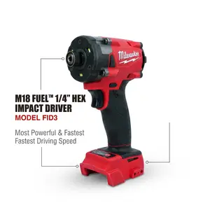 Milwaukee M18 FID3 300Nm Nut Driver Milwaukee M18 FID3 300Nm Nut Driver