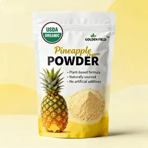 Organic Pineapple Powder, 6.35 oz Tangy Coreless Fruit for Glazes,Fruit Salads