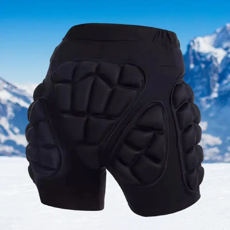 3D Protective Padded Shorts with Widened Side and Tailbone Protection, Breathable Adjustable EVA Impact Gear for Adult Skiing, Snowboarding, and Skating, Adjustable Size, Widened Side Protection, Hip Guard, Multi-Size, 3D Protection Design