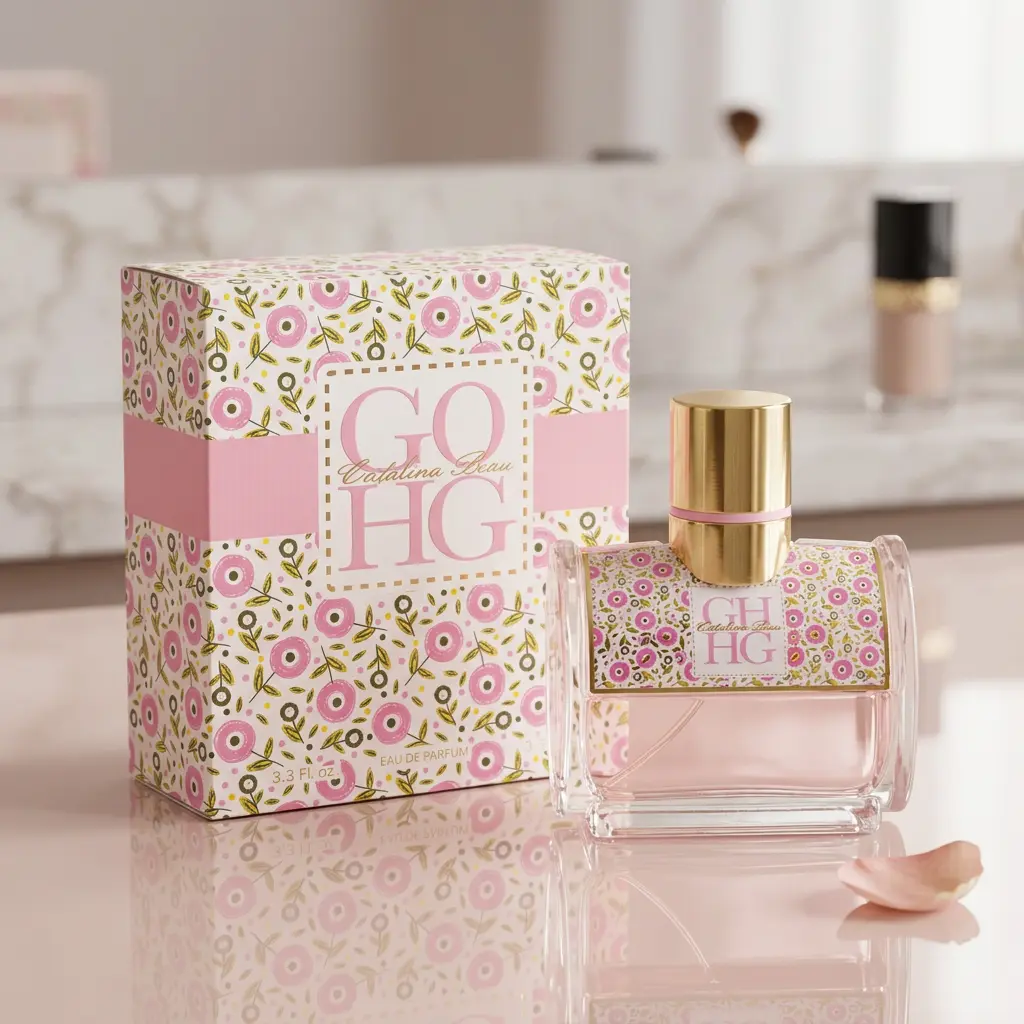 GO HG Gardenia Kiss Parfum de Fleurs Natural Spray for Women, 100ml / 3.3 fl oz