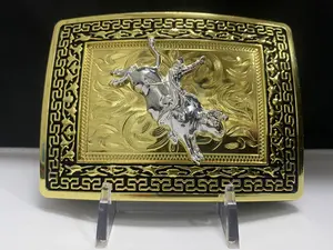 Western Style Cowboy Belt Buckle Hebilla Vaquera