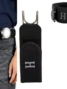 Versatile Invisible Velcro Waist Belt, Elastic Adjustable Iron Hook Lazy Waist Buckle, Convenient Non-Pressing Waistband