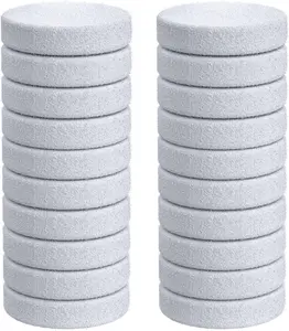 Isingo 20 Pack Core Mini Aroma Pads Replacement for LEVOIT LV-H128 Essential Oil Replacement Aromatherapy Refill Pads Compatible with LEVOIT Core Mini & LV-H128 Air Purifier, White iSingo