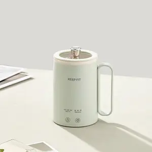 Smart Water Bottle 400ML Travel Portable Electric Hot Water Kettle, Tea Pot Milk Heater Boiler Soup Cooker, Office Health Care Cup, Coffee Mug