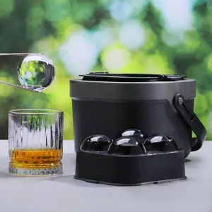 Clear Ice Sphere Mold – Unique Father’s Day & Valentine’s Day Gift for Him, Great Present for Dad, Husband, Boyfriend & Whiskey Lovers