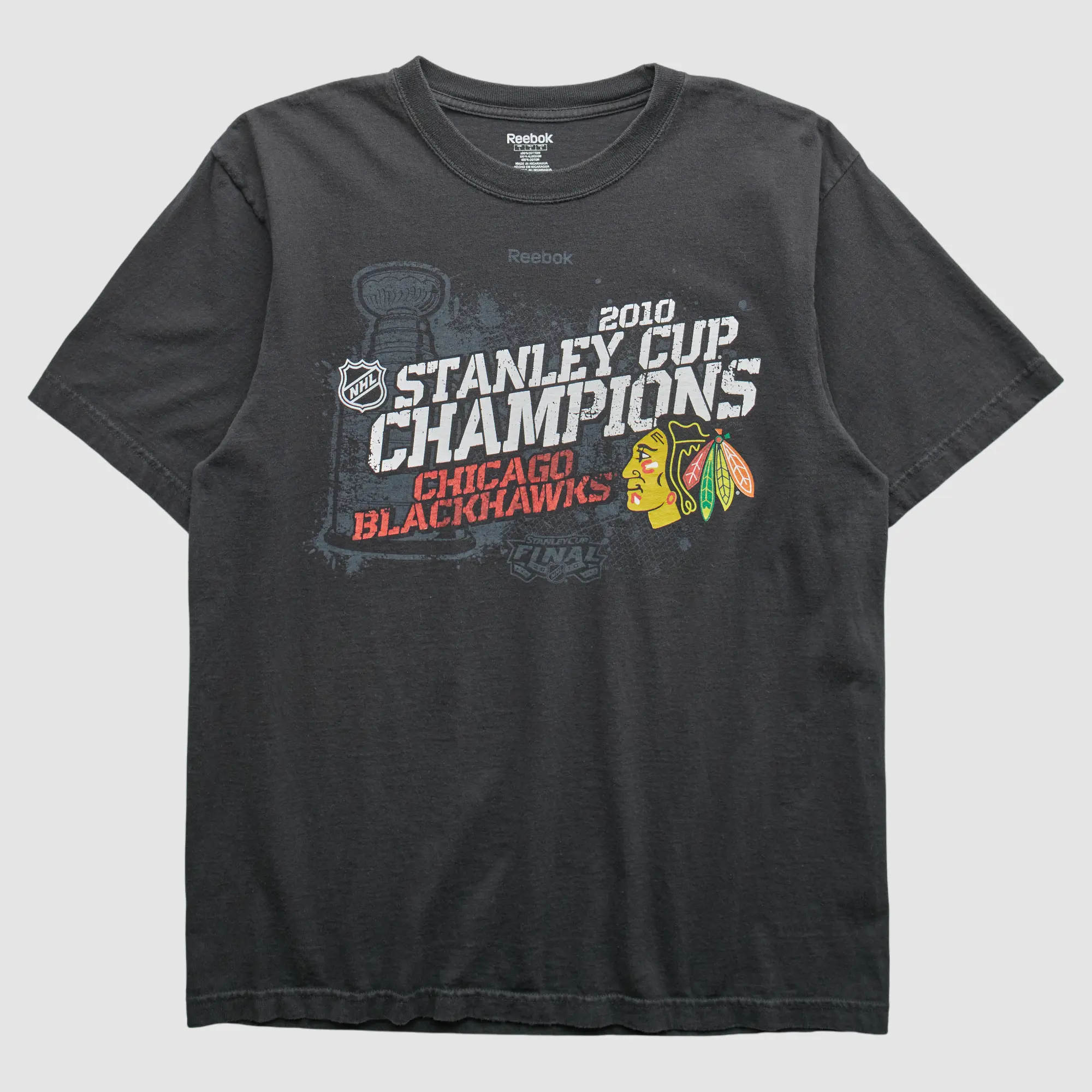 Chicago Blackhawks Reebok 2010 T-Shirt - Black - M