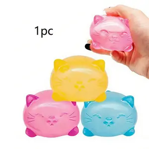 Cat Shape Stress Relief Toy, Slow Rebound, Perfect Gift for Kids and Adults, Ideal Unwind Tool, Fun and Relaxing Sensory Play