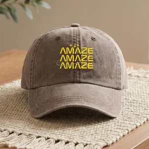 Embroidered Amaze Amaze Amaze Hat, Embroidery Sci-Fi Baseball Cap, Funny Space Hat, Book Lovers Gift, Project Hail Mary Hat, Rocky Inspired