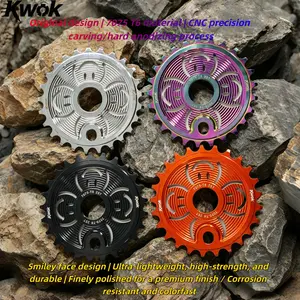 Bmx Small Wheel Bike 25t Chainring Cnc Gear, Extreme Bicycle Climbing Street Performance Vehicle, Ideal for Stunts and Shows, Crank Arm