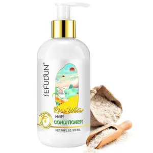 Sefudun Rice Water Hair Conditioner, Moisturizing & Strengthening Formula, Softening & Smoothing, Suitable for Dry & Frizzy Hair