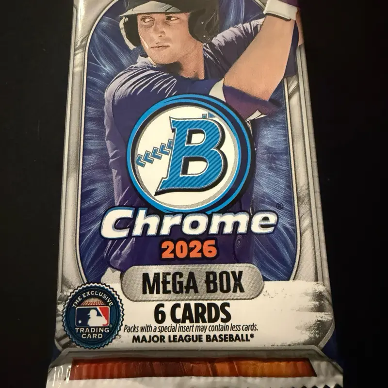 2026 Bowman Chrome Baseball Mega Box Pack