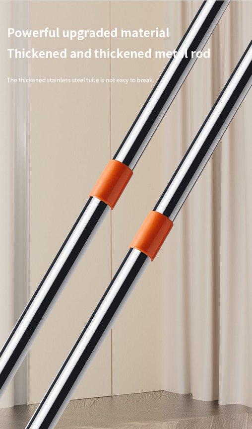 Wall Mop Cleaner with Long Handle, Wall Cleaning Mop with Extension Pole, 29 to 90 Inches, 360-Degree Foldable and Rotating Frame Cleaning Tool with 6 Replacement Pads, for Painted Walls, Windows, Floors, Ceilings