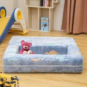 Lamerge Modular Play Couch,Glow in The Dark play Couch for playroom cloud couch, Convertible Fold Out Play Foam and Floor Cushion for Bedroom and Playroom Furniture Lounge