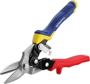 8 Inch Aviation Metal Snips – Heavy Duty Straight Cut Shears for Sheet Metal Cutting & DIY Projects