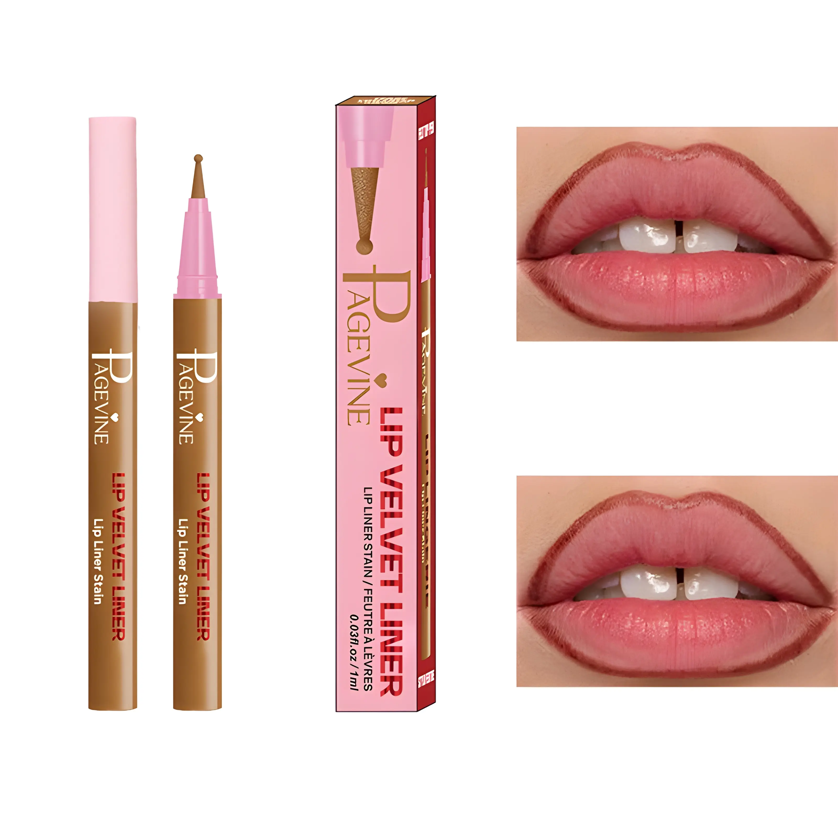 Everyday Lip Shaping Pen - Smudge-proof and natural-looking, easy to apply, with a precise tip to define lip contours. Suitable for all skin tones, it's ideal for holiday gatherings and party makeup.,sunscreen, Lipliner, Cosmetic