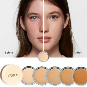 1PC concealer liquid foundation Effective Concealment Super Coverage Waterproof Formula Sweat proof Refreshing Lightweight Non greasy Long lasting Smooth Makeup Effect 24 hours flawless natural makeup Makeup Cosmetic Concealer
