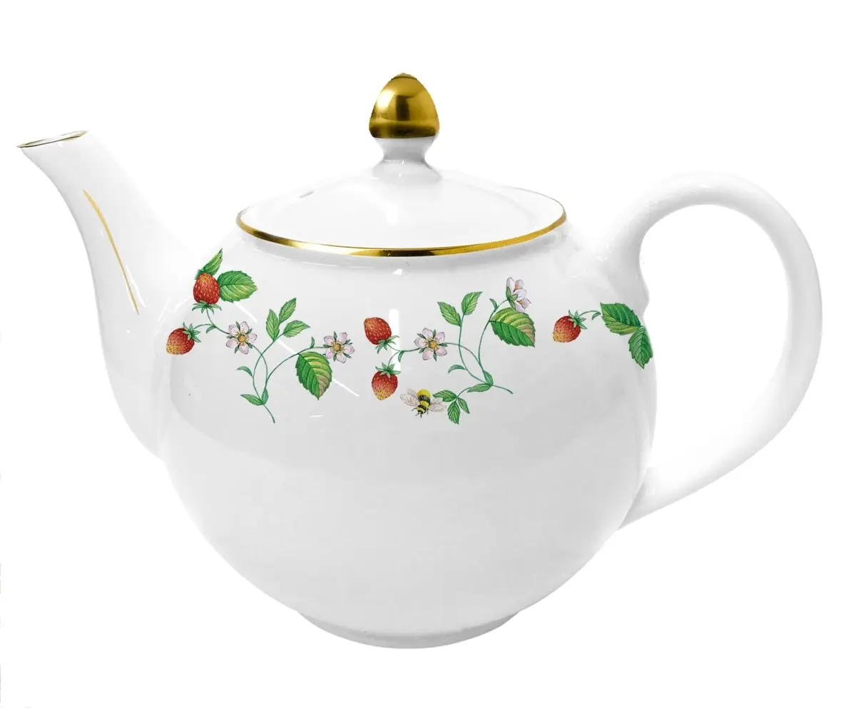 Roy Kirkham ER2699 English Strawberry Garden Classic Teapot