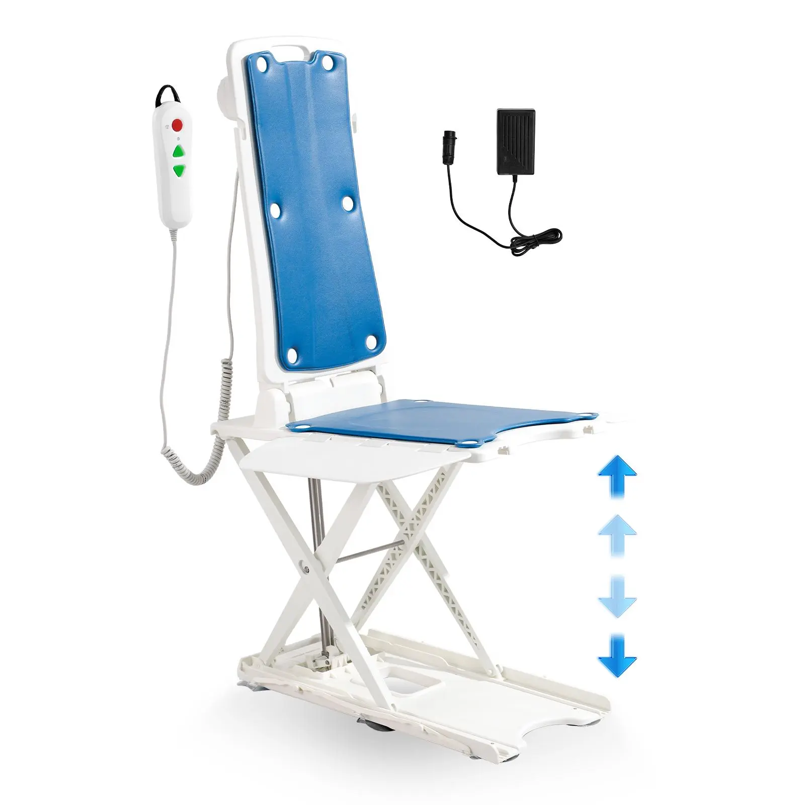 【summerfinds】VEVOR Electric Chair Lift, Devices to Lift Elderly off Floor for Elderly, 3.03-19.96 inch Height Adjustable, Support Up to 310 LBS, 45° Tilt for Comfortable Leaning, for Seniors, Patient, Elderly