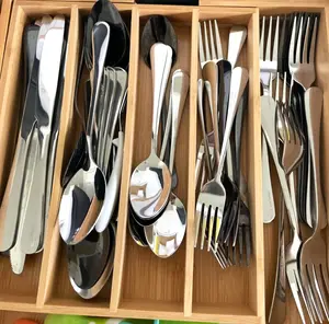 20-Piece Elegant Silverware Cutlery Set Stainless Steel