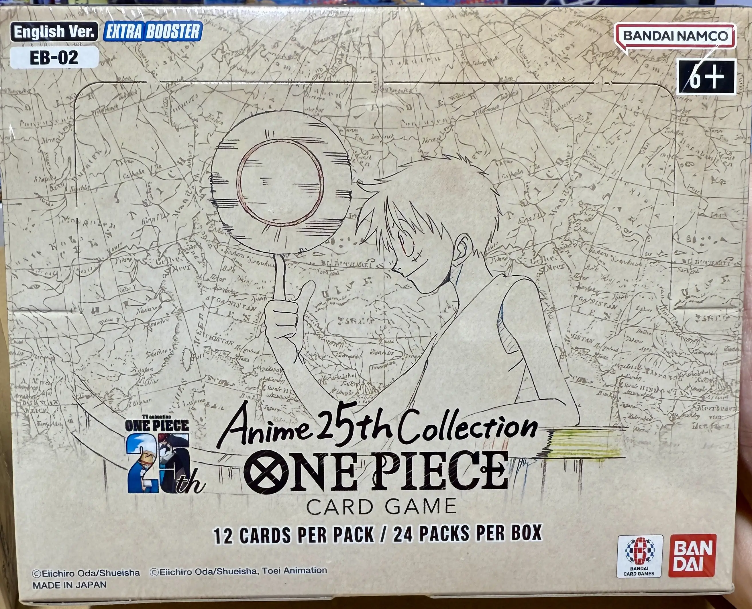 ENGLISH EB-02 Anime 25th Collection Booster Box/Pack One Piece