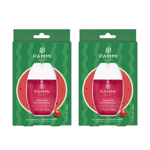 NEW! Watermelon Strawberry PAMMI Beauty Hydrating Hand Sanitizer Spray- 2 Pack