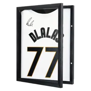 1 football display frame, picture frame, size 16*20inch, suitable for displaying sports memorabilia for football fans and collectors