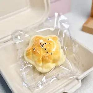 【Buy 3 get 1 free】Star Pineapple Bun taba squishy Food-Grade Silicone Slow-Rising Rebound Squishy Fidget Toys for Stress Relief - Soft Squeeze Toys with Thick Creamy Slime Texture, Handmade Non-Toxic Sensory Toys Rubber