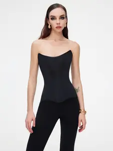 Grace Lace Corset – Snatched Fit Waist Trainer | PerfectCorset NY Body Shapewear | Check Fit Thick Basic Bustier Womenswear | Tummy Control Bodysuit | Minimalist Style | Halloween Must-Have & Fall/Winter Layering Essential