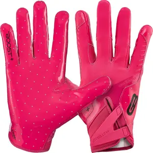 Grip Boost Solid Pink Stealth 6.0 Boost Plus Football Gloves