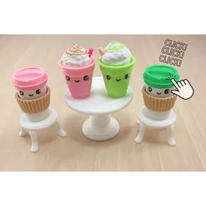 3D Printed Coffee Clicker Fidget Toy