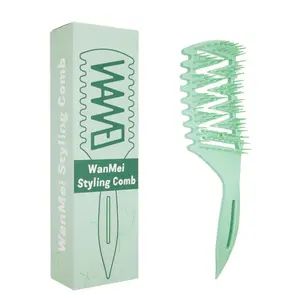 Dynamic Hairstyle Shaping Comb with Bouncy Curl Professional Salon Comb