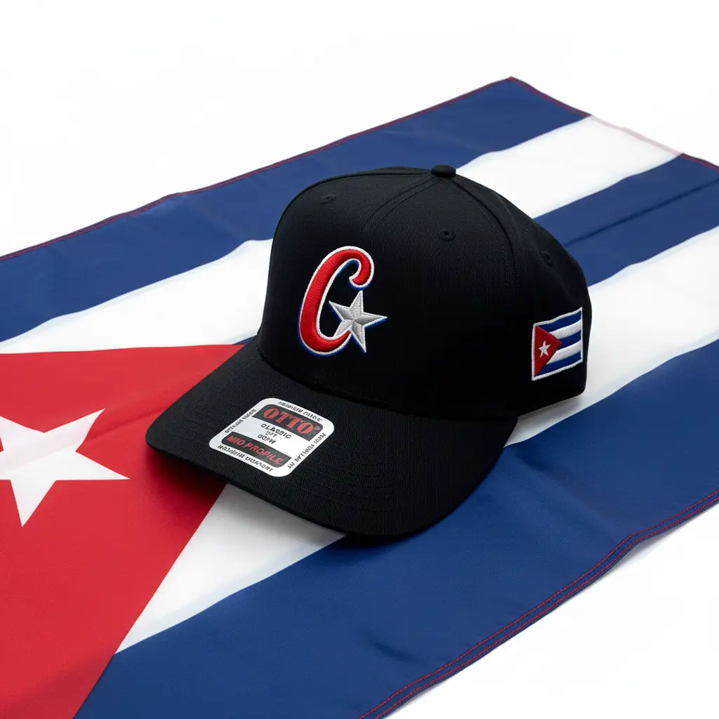 Premium Embroidered Cuba Style Limited Edition Snapback Baseball Hat - Cuban Flag Design, Cotton Material, Cuba Style Hats, Baseball Style Hats