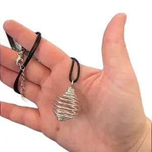 Cage & Cord Necklace