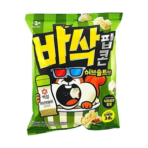 CHEILJEDANG Korean Crispy Popcorn - Vanilla Salt Flavor, 55g | High Protein & Fiber Snack