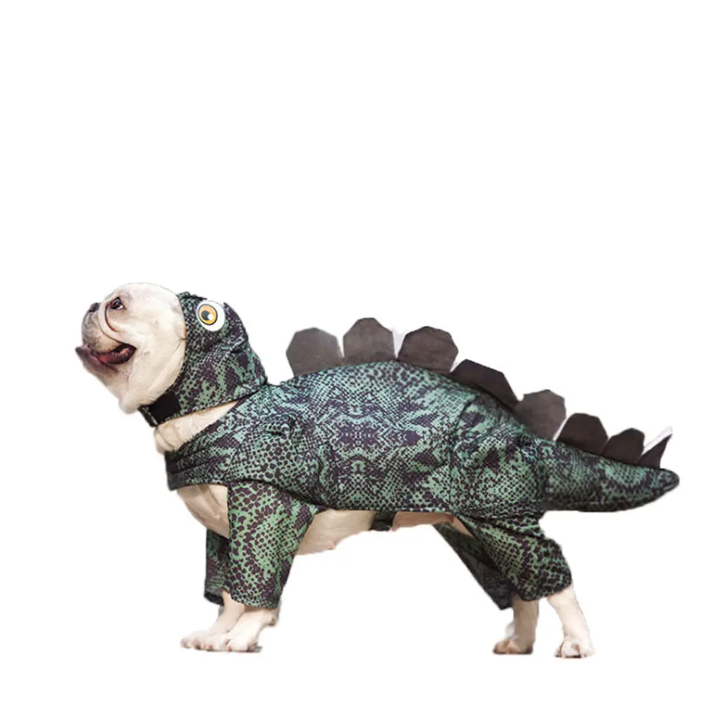 DinoPaws Roaring Stegosaurus Dog Costume for Majestic Jurassic Transformation