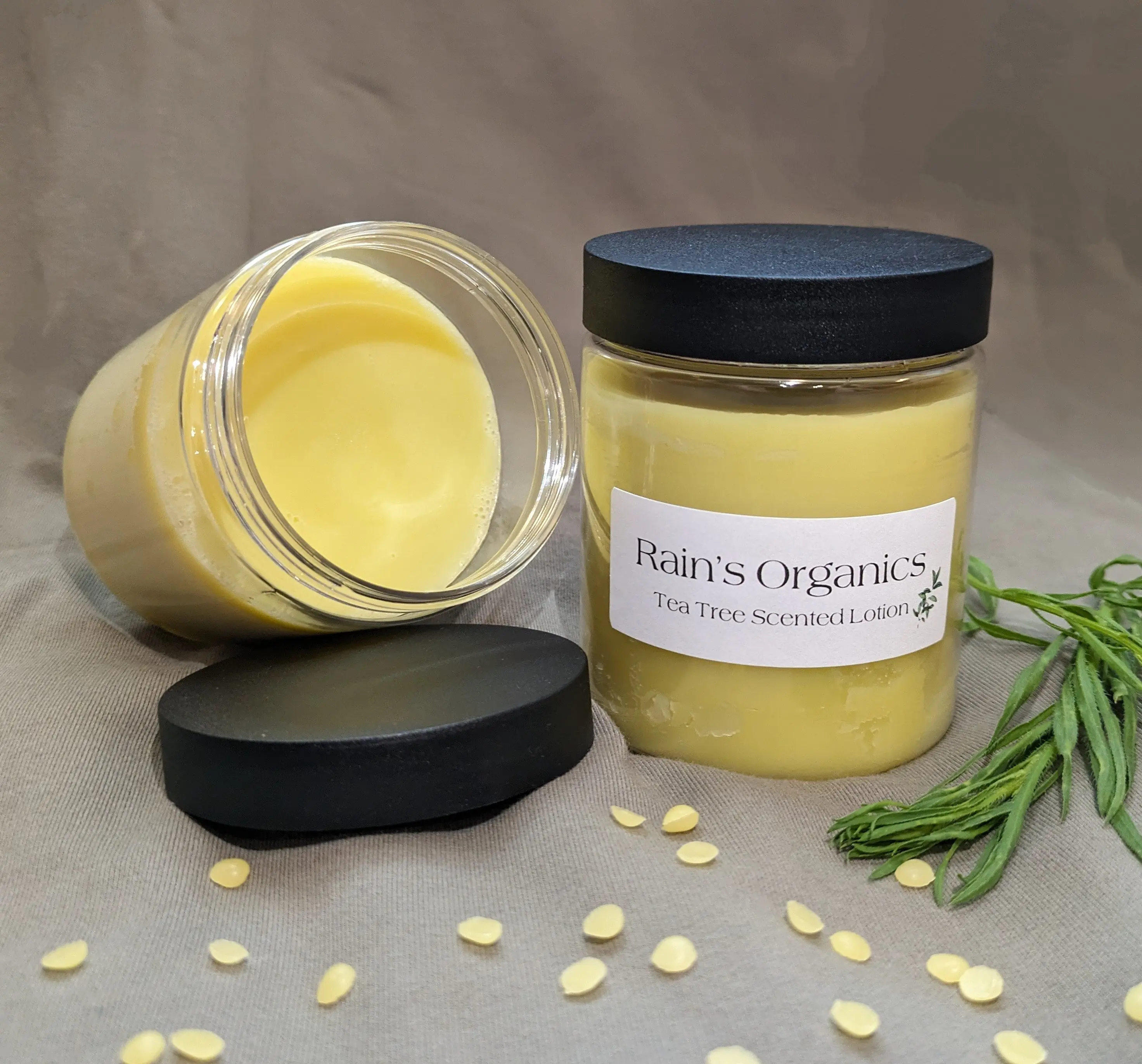 Rain's Organics Beeswax Lotion - Tea Tree
